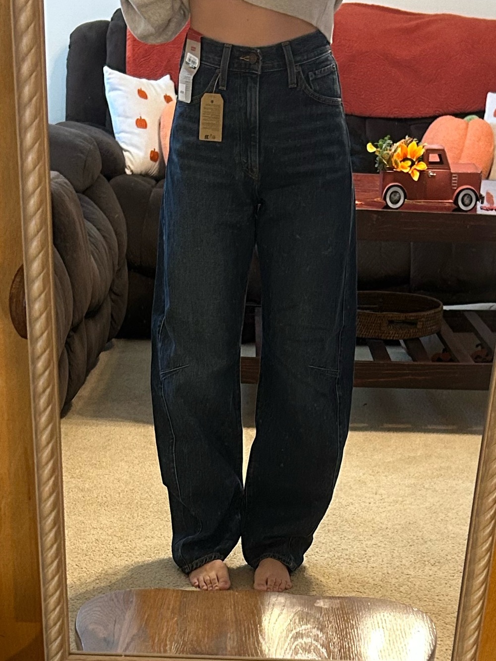 NWT Levi's Cinch Barrel Jeans Size 27x31